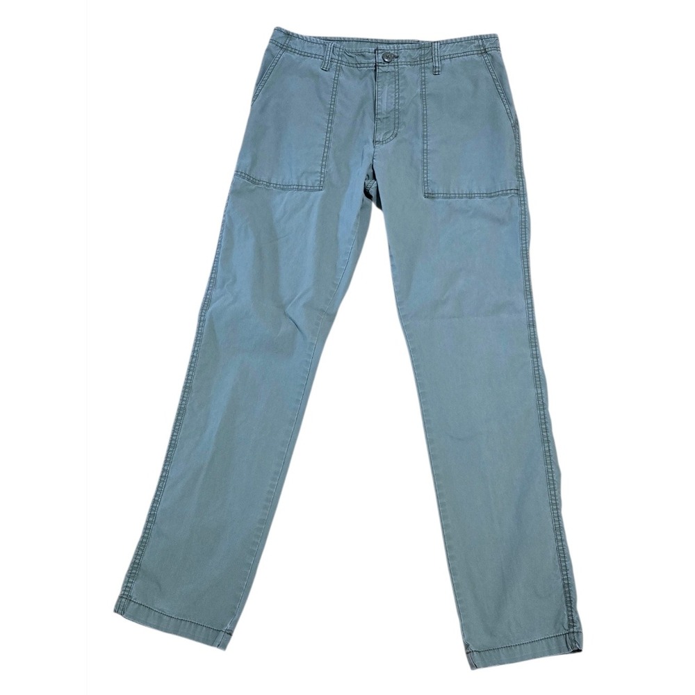 Old Navy Ultimate Built-In Flex Pants Mens 32x34 Green Utility Chino Workwear